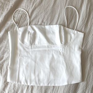 Shein White Spaghetti Strap Top